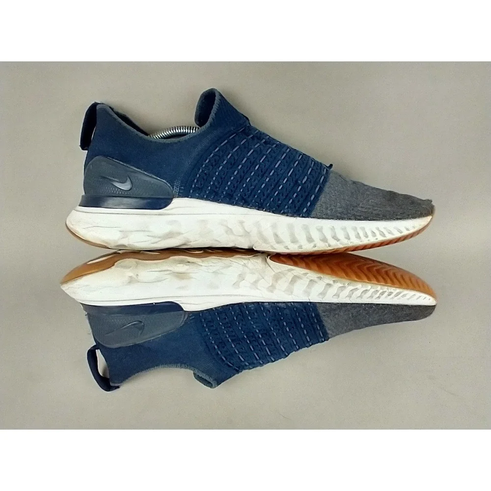 Nike React‎ Phantom Run Flyknit 2 Mens Midnight Navy Blue CJ0277-401 Size 12.5